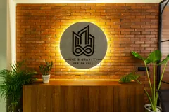 Reception wall